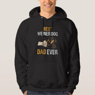 Veste À Capuche Meilleur Weiner Chien Papa Daddy Chien Propriétair