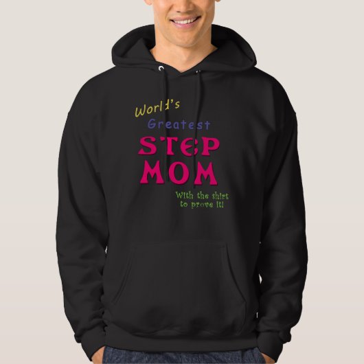 Veste À Capuche Meilleure belle-mère du monde avec la preuve (Devant)