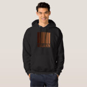 Veste À Capuche Melanin Black Pride Blm Black History Mois Queen (Devant entier)