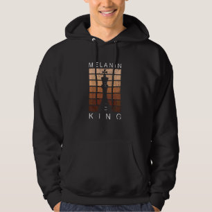 Veste À Capuche Melanin Shades Black King Histoire Mois d'échecs V