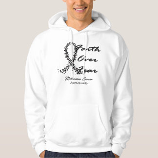 Veste À Capuche Melanoma Cancer Awareness Faith Over Fear - In Thi