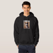 Veste À Capuche Mème de chat quand quelqu'un m'apporte Samosa (Devant entier)