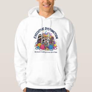 Veste À Capuche Mème de Raton Laveur Neurodivergent Drôle - Cervea