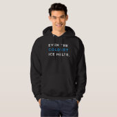 Veste À Capuche Même la glace la plus froide fond Gym Motivation (Devant entier)