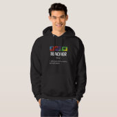 Veste À Capuche Même que le professeur normal mais beaucoup plus c (Devant entier)