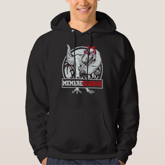 Veste À Capuche MemereSaurus Rex Dinosaur Memere Saurus Famille (Devant)