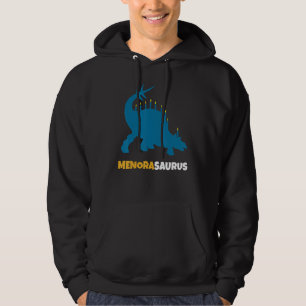 Veste À Capuche Menosaurus Dinosaure Menorah 2021 Hanouka juif