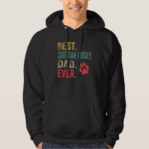 Veste À Capuche Mens Best Siberian Husky Papa jamais Vintage Père