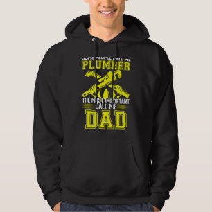 Veste À Capuche Mens Certaines Personnes M'Appelent Plumber Plumbe