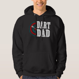 Veste À Capuche Mens Dart Papa fléchettes Joueur Père Dartboard