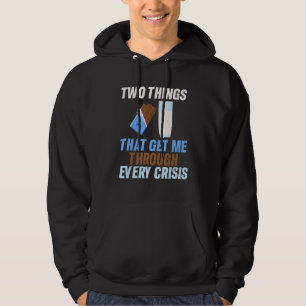 Veste À Capuche Mens Deux Choses Qui Me Font Passer Par Chaque Cri