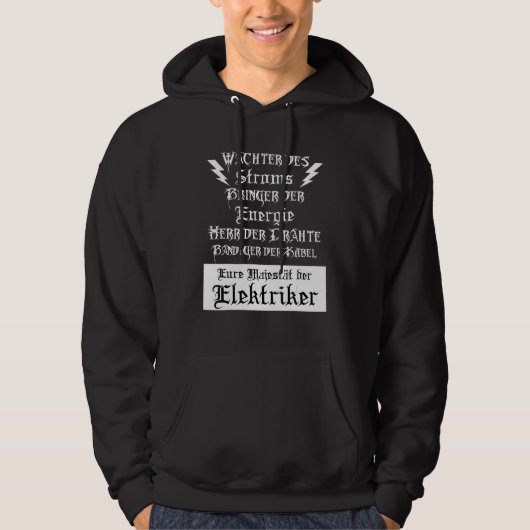 Veste À Capuche Mens Electricien (Devant)