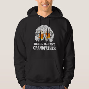 Veste À Capuche Mens Fête des pères Beer Illiant Grand-père Boire