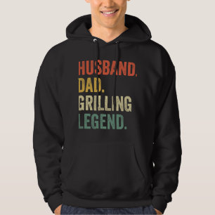 Veste À Capuche Mens Grilling BBQ Père Funny Mari Grill Papa L
