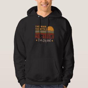 Veste À Capuche Mens Hal Abeoji L'Homme Mythe Légende Retro Grand-