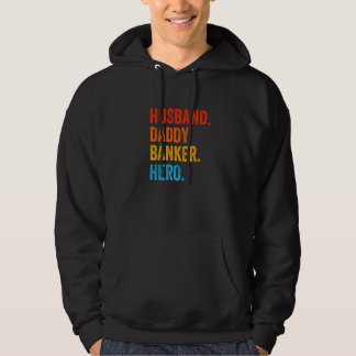 Veste À Capuche Mens Husband Daddy Banker Hero Finance Bookkeeper