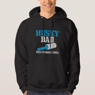 Veste À Capuche Mens Husky Papa Chien Cheveux Drôle Sibérien Husky