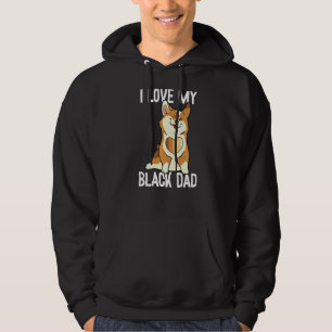 Veste À Capuche Mens I Love My Black Papa Black History Mois migno