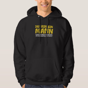 Veste À Capuche Mens Ich Bin Ein Mann Ich Kann Sachen Vergessen M