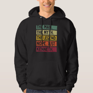 Veste À Capuche Mens L'Homme Le Mythe La Légende Non Juste Kenneth