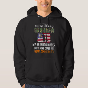 Veste À Capuche Mens Ma Petite-Fille Porte Des Bottes De Combat Fi