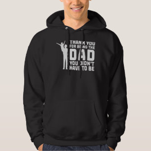 Veste À Capuche Mens Merci D'Être Papa Stepdad