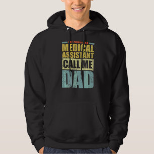 Veste À Capuche Mens Mon Assistant Médicale préféré m'appelle Papa