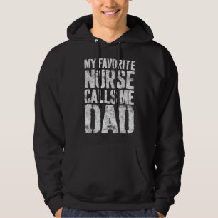 Veste À Capuche Mens My Favorite Nurse Me Appelle Papa Père ' ;