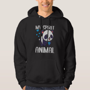 Veste À Capuche Mens My Spirit Animal Panda I Love Papa Heart Vale