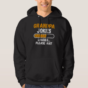 Veste À Capuche Mens Papa Joke Chargement amusant Humour Fête des