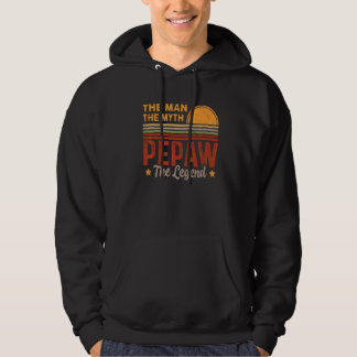 Veste À Capuche Mens Pepaw L'Homme Mythe Légende Retro Grand-Père 