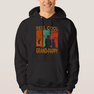 Veste À Capuche Mens Reel Cool Grand Pappy Fishing Daddy Vintage D