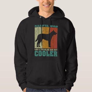 Veste À Capuche Mens Vintage Retro Kelpie Papa Comme Un Papa Régul