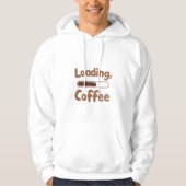 Veste À Capuche Men's / Youth Loading Coffee Hoodie – Funny Coffee (Devant)