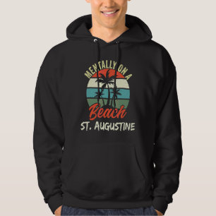 Veste À Capuche Mentalement Sur La Plage À St Augustine Fl Sunset