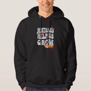 Veste À Capuche Mentalité de croissance groovy Erreur positive nou