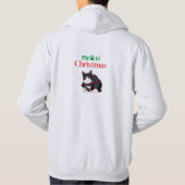 VESTE À CAPUCHE MEOW CHRISTMAS CAT (Dos)
