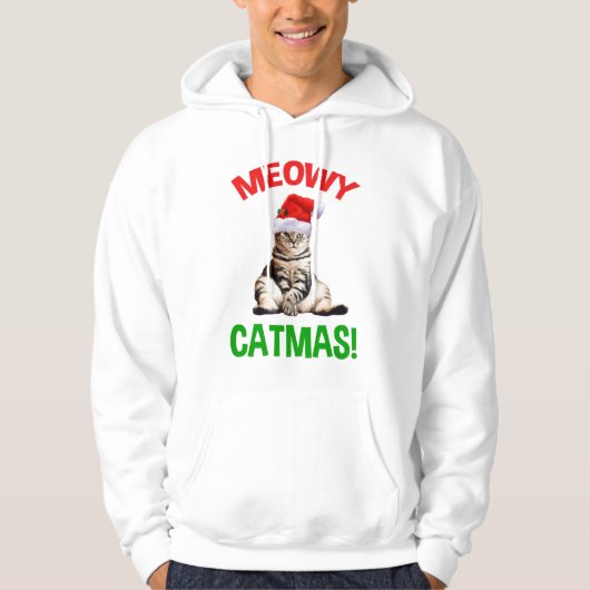 Veste À Capuche Meowy Catmas ! (Devant)