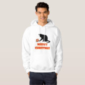 Veste À Capuche Meowy Christmas Funny Chat (Devant entier)