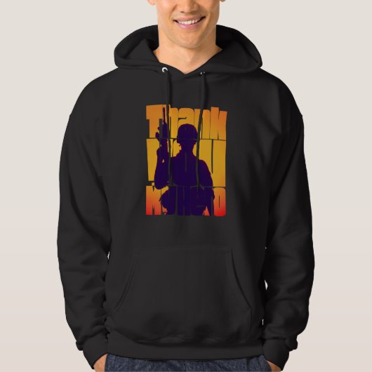 Veste À Capuche Merci à vous, mon héros, vétéran de l'armée (Devant)