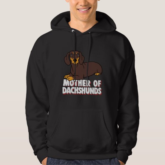 Veste À Capuche Mère Des Dachshunds (Devant)
