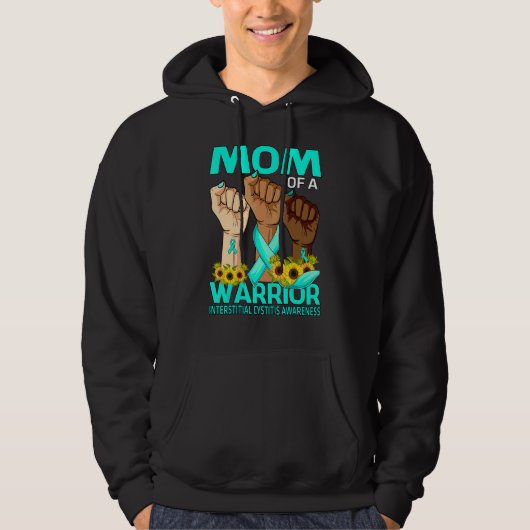 Veste À Capuche Mère D'Un Guerrier Interstitiel Cystitis Award (Devant)