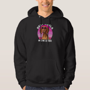 Veste À Capuche Mère Vizsla féminine pour femmes Rétro Mignon Hong