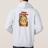 Veste À Capuche Merry Christmas Cockapoo T-Shirt (Dos)