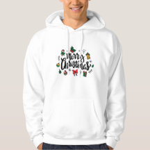Merry Christmas White Hoodie