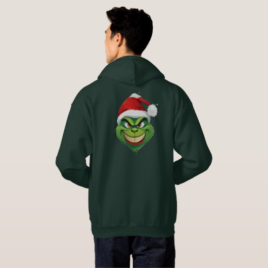Veste À Capuche "Merry Grinchmas" (Dos entier)