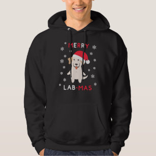 Veste À Capuche Merry Lab Mas Noël Labrador Retriever Xmas Do