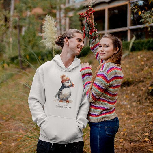 Veste À Capuche Merry Puffin, personnalisé