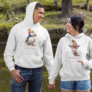 Veste À Capuche Merry Puffin, personnalisé