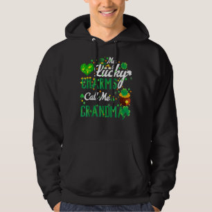 Veste À Capuche Mes Charmes Chanceux M'Appelent Grand-Mère Jour de